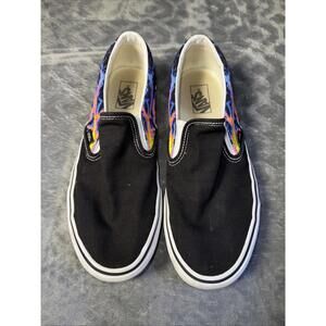 Vans Classic Slip On Electric Flame size 11 mens